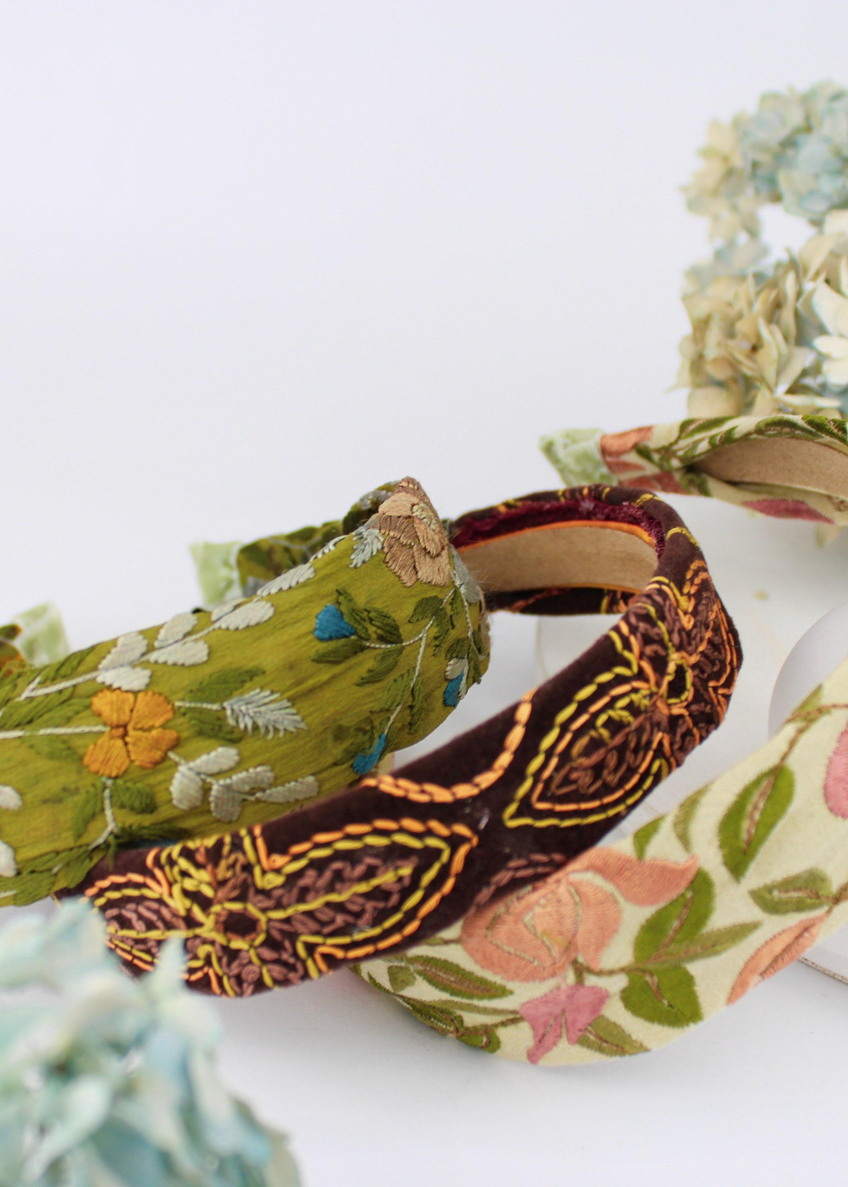 Groovy Tuesday Embroidered Headband - Flying Tomato - Headbands - Ash & Rose