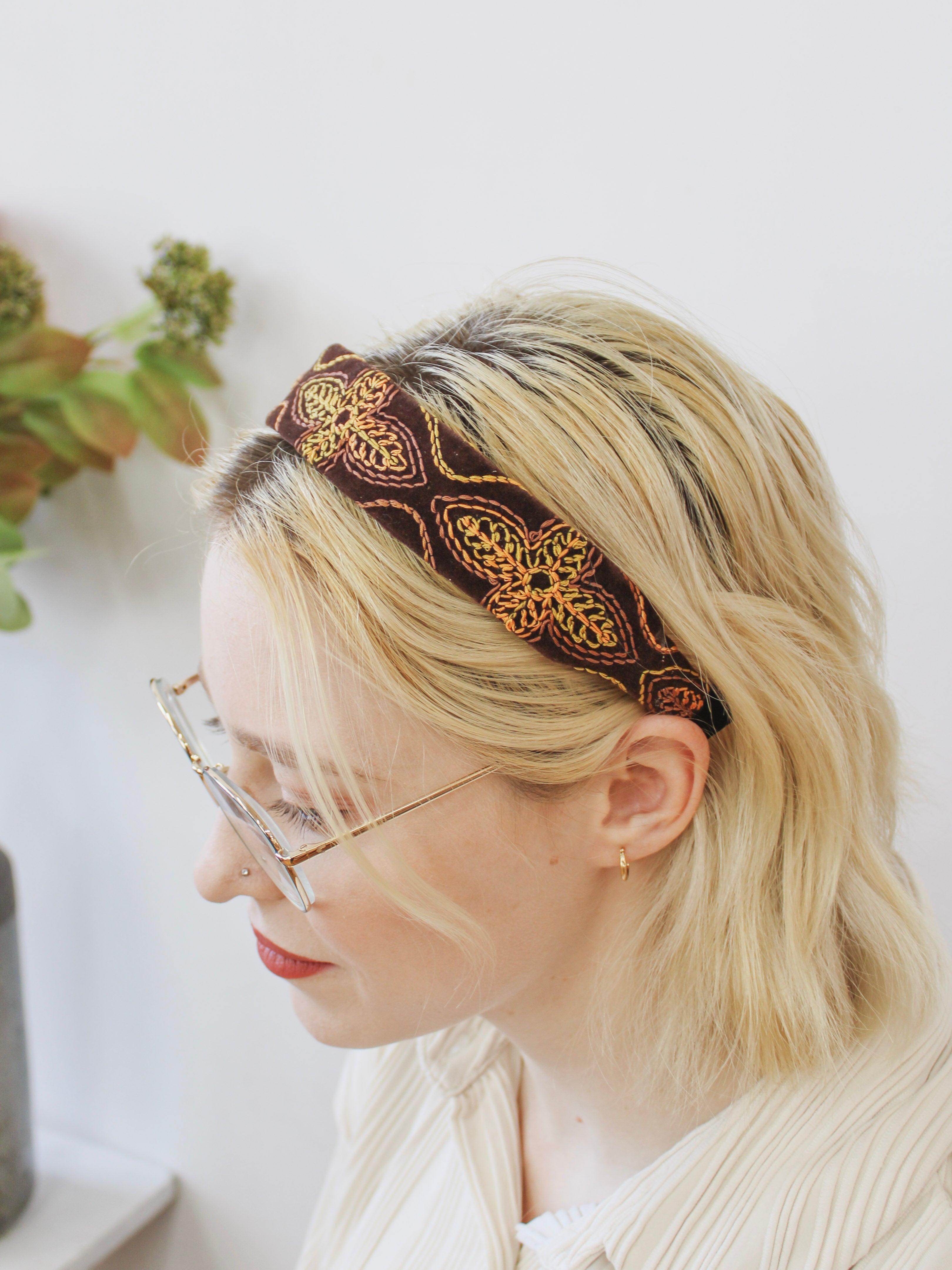 Groovy Tuesday Embroidered Headband - Flying Tomato - Headbands - Ash & Rose