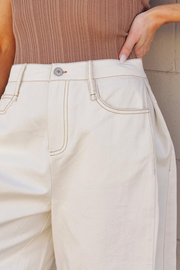WATCHING THE WIND WOVEN BERMUDA SHORT - Flying Tomato - PANTS - Freemarket