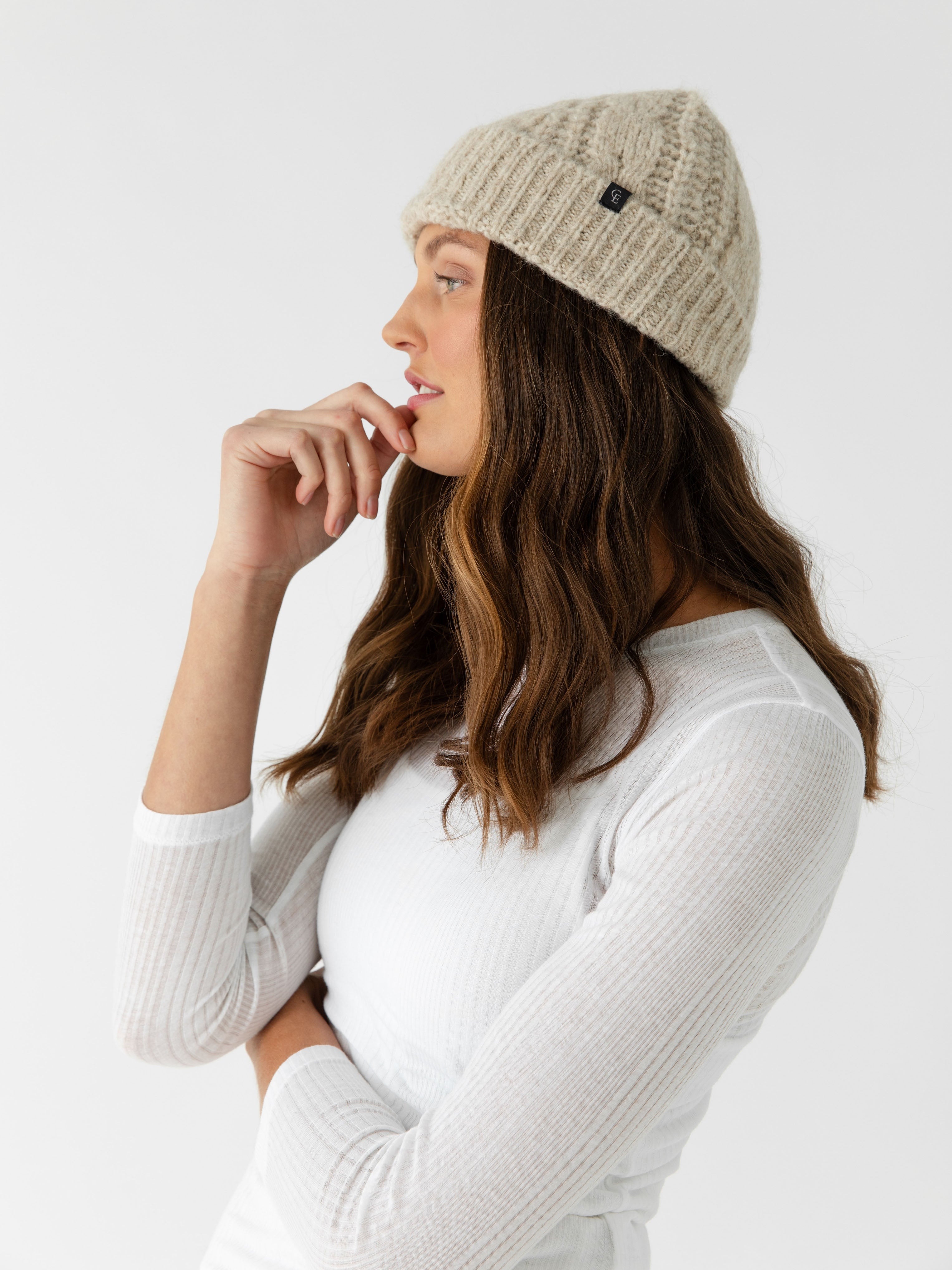 Cable Knit Beanie