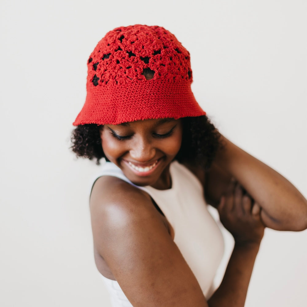 Beachly Crochet Summer Bucket Hat