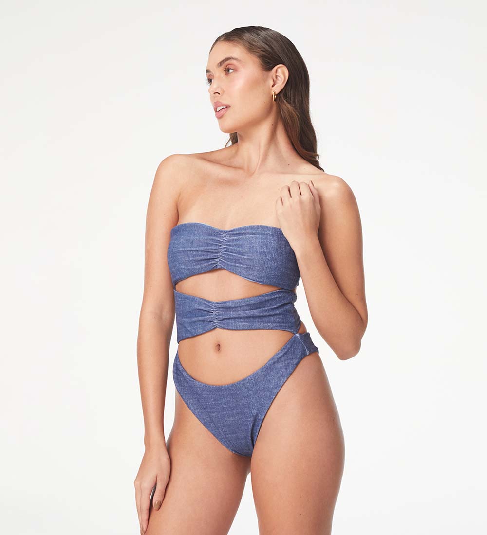 Josefina Dark Denim One Piece