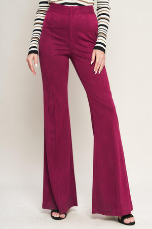 BREEZY BEAUTY SUEDE PANTS.
