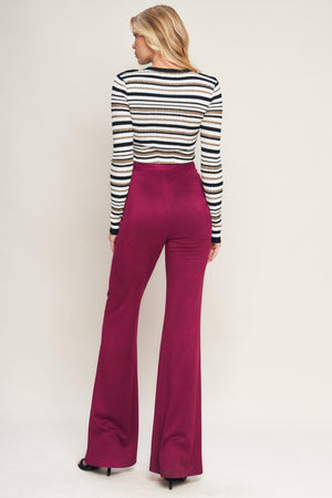 BREEZY BEAUTY SUEDE PANTS.