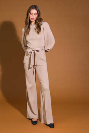 SMILE WHEN YOUR SAD WITH SWEATER TOP AND PANT SET.