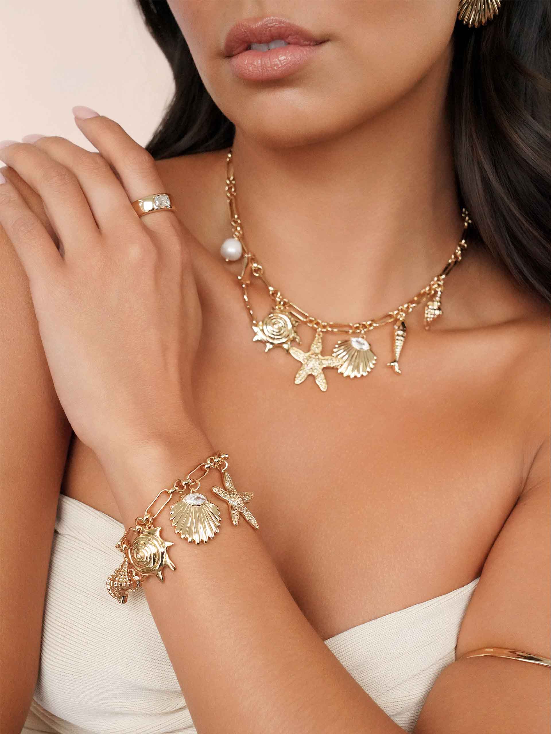 Oceanic Dreams Charm Bracelet - Flying Tomato - Bracelets - Ettika