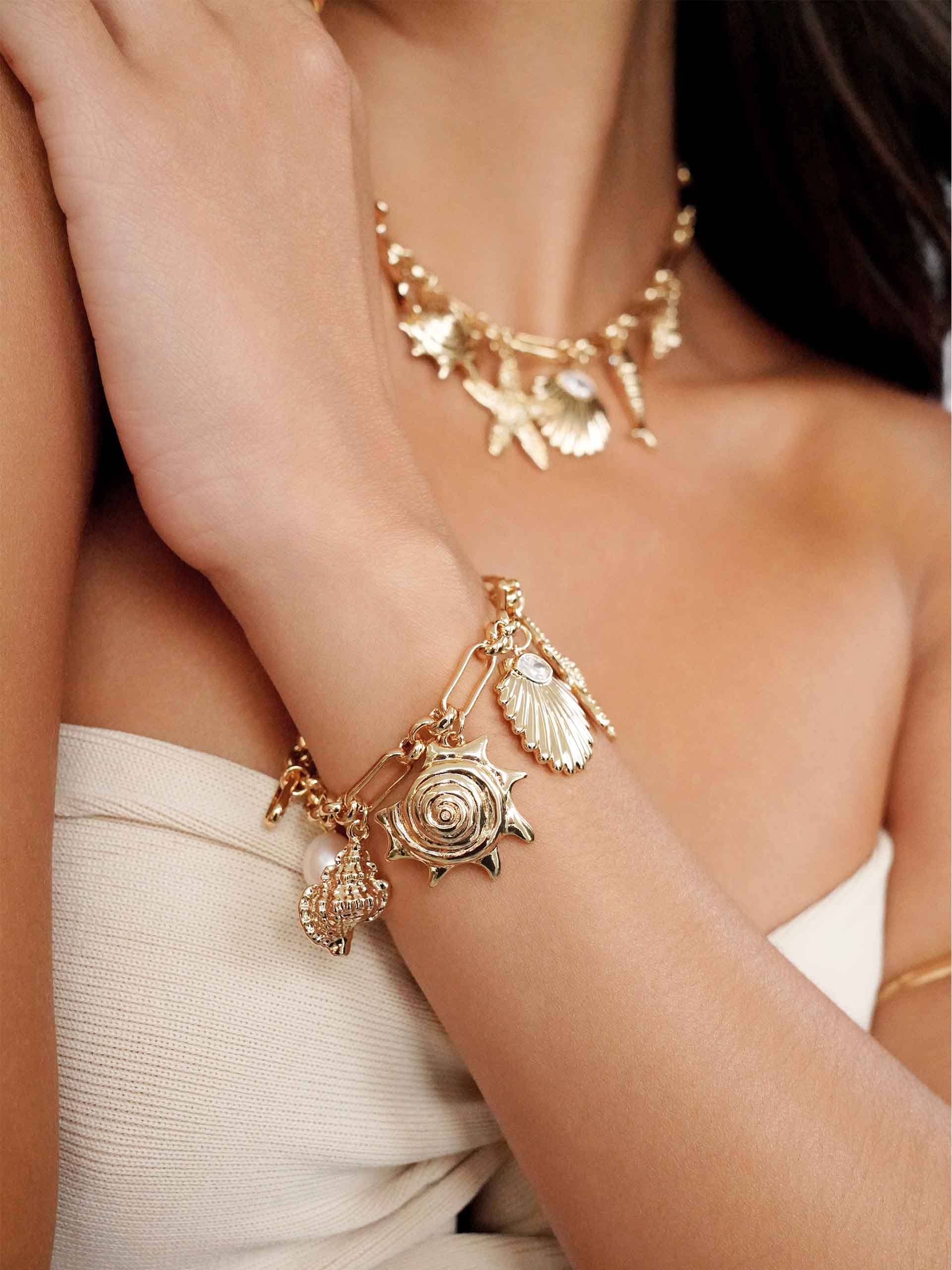 Oceanic Dreams Charm Bracelet - Flying Tomato - Bracelets - Ettika