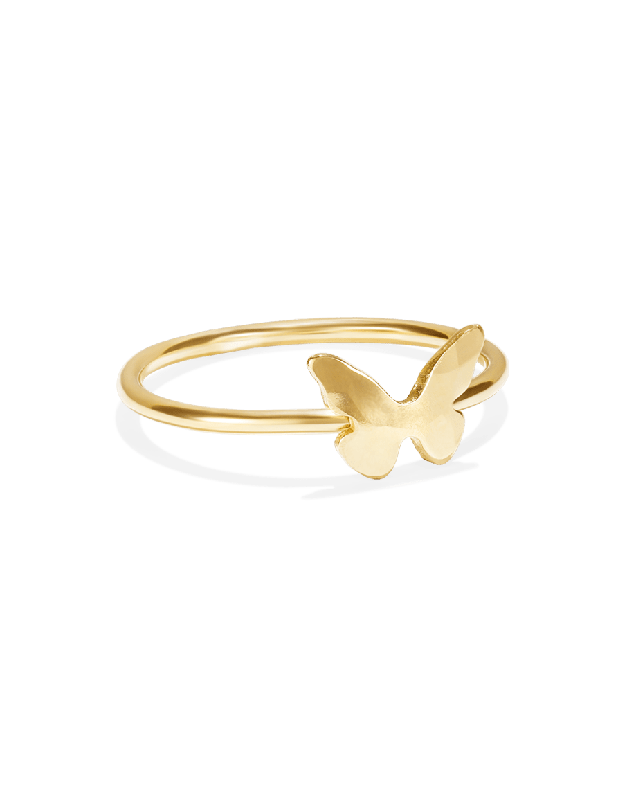 Tiny Butterfly Stacking Ring