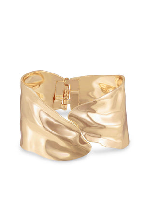 Melted Abstract Cuff Bracelet - Flying Tomato - Cuffs and Bangles - Ettika
