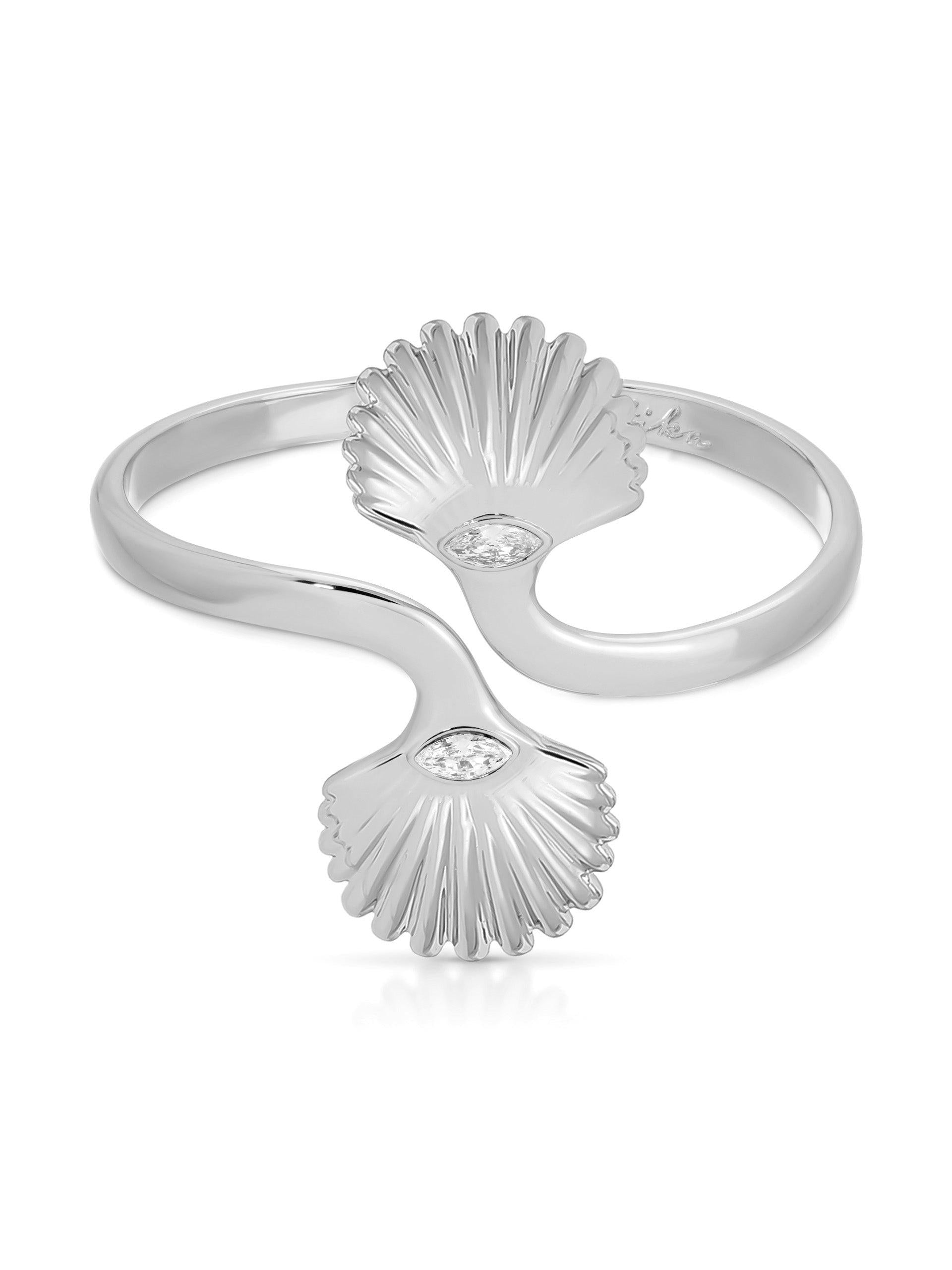 Santorini Shell Cuff - Flying Tomato - Cuffs and Bangles - Ettika