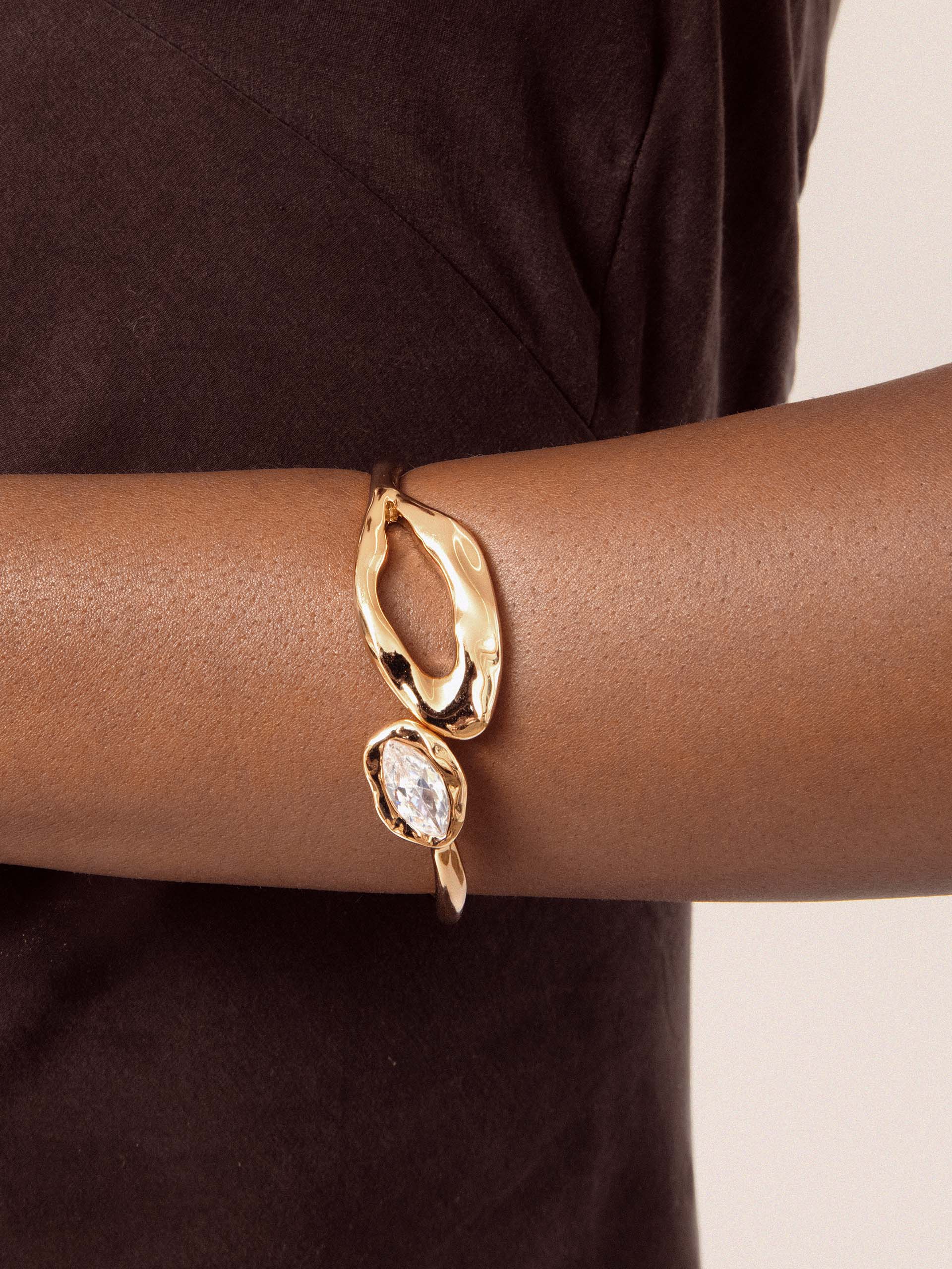Molten Marquise Cuff.