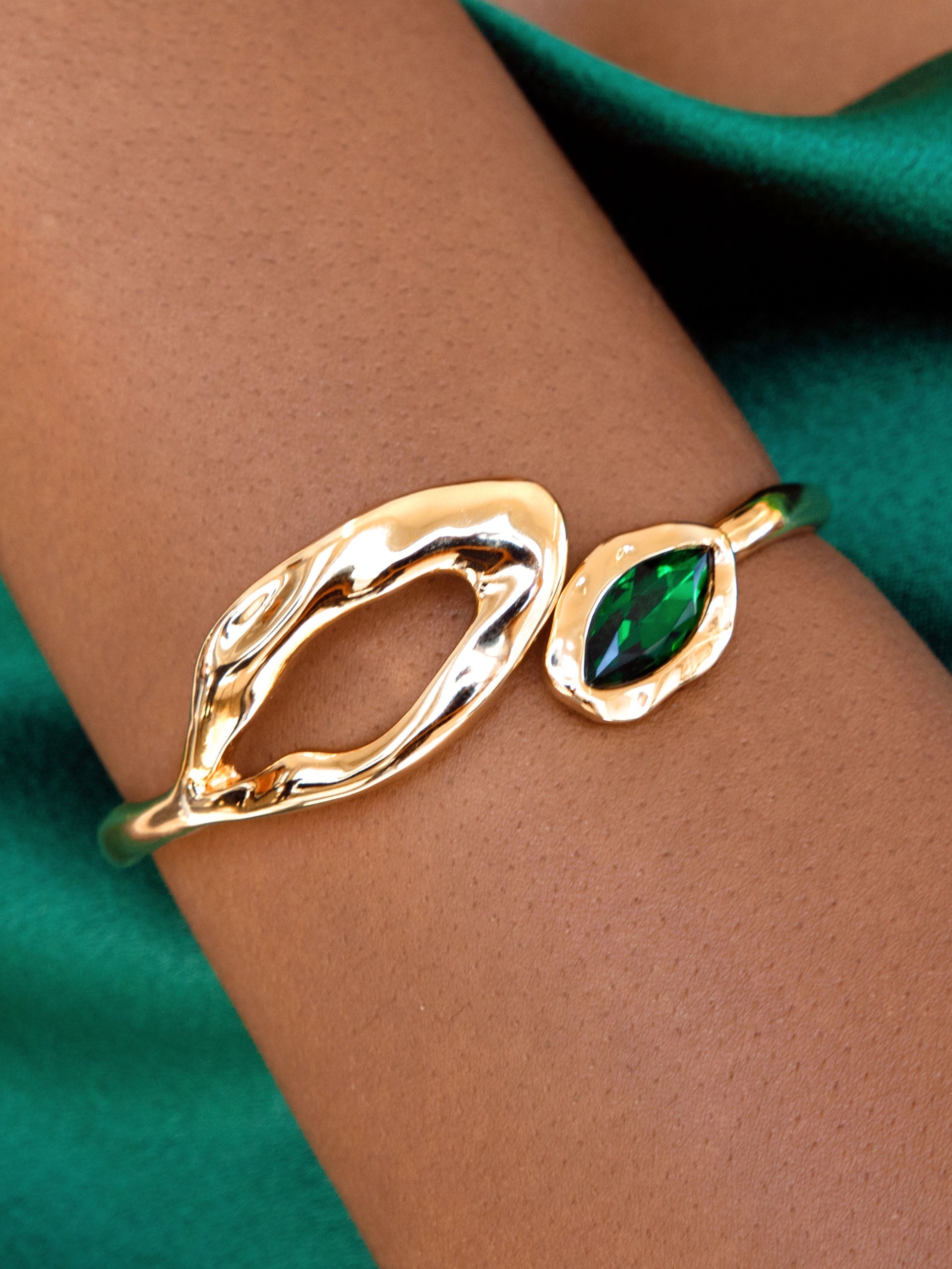 Molten Marquise Cuff.