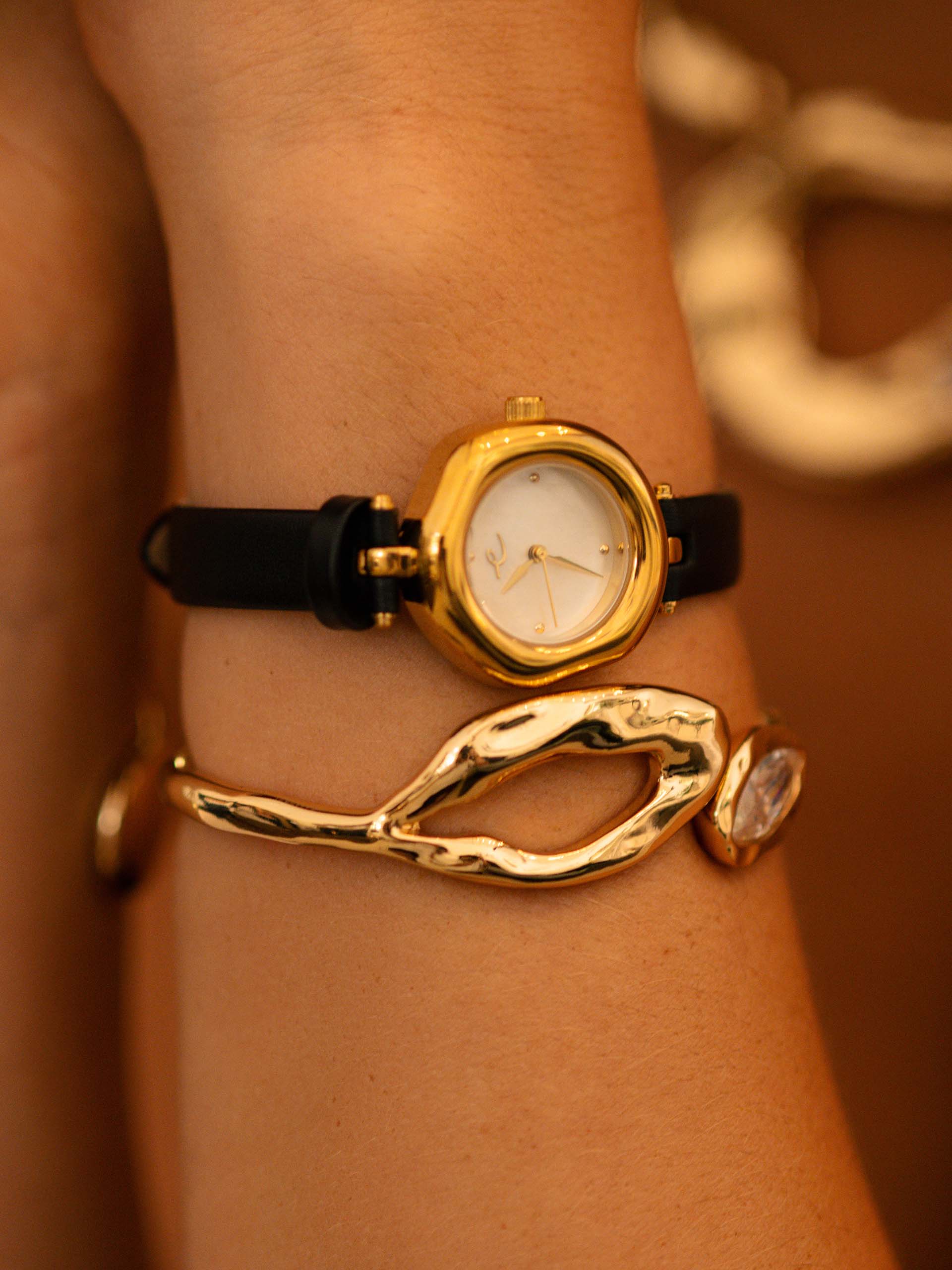 Molten Marquise Cuff.
