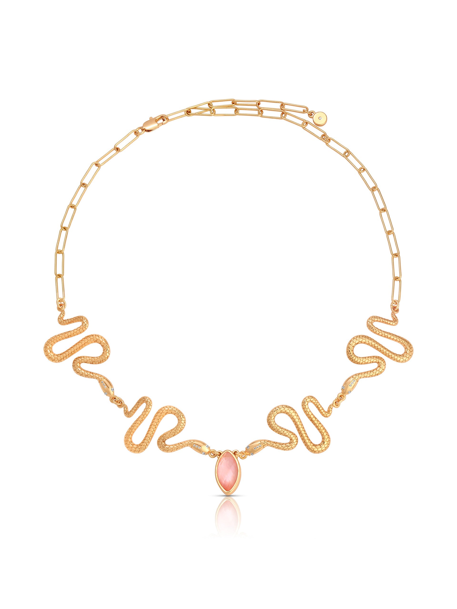 Mother of Pearl Serpentina Snake Choker.