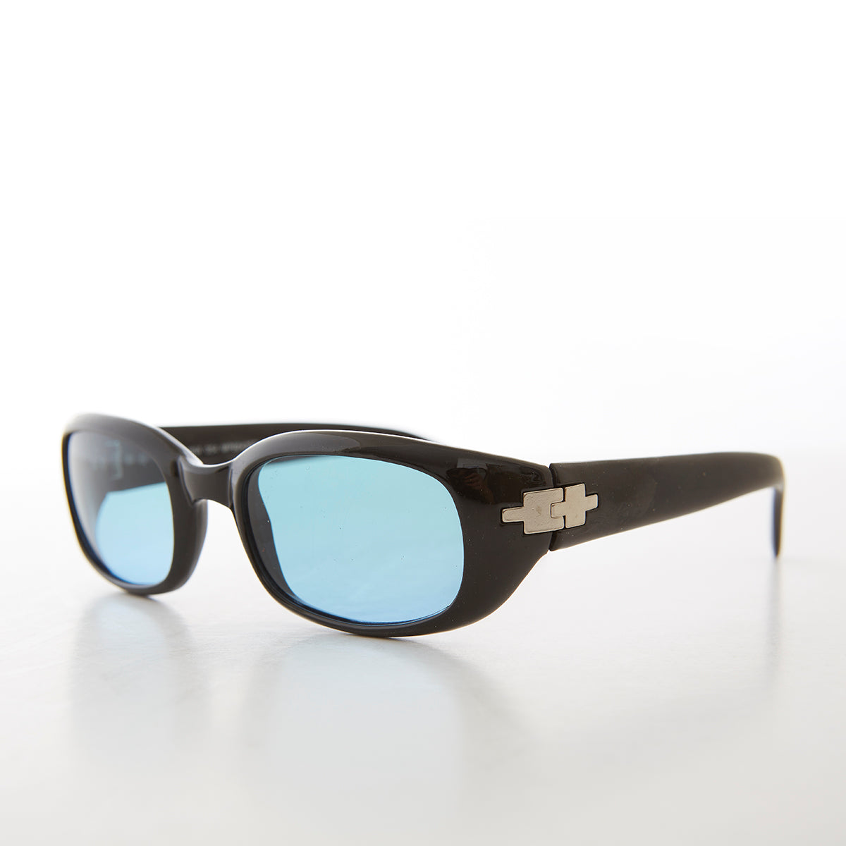 Unisex Rectangle Mod Vintage Sunglasses - Collins