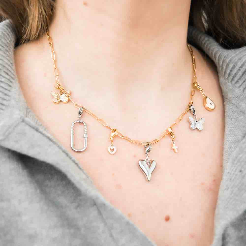 Chanelle Custom Charm Necklace Chains - WATERPROOF