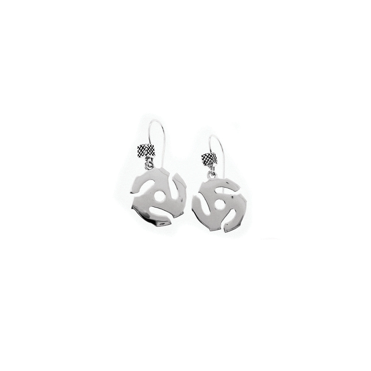 45 RPM Spacer Sterling Silver Drop Earring