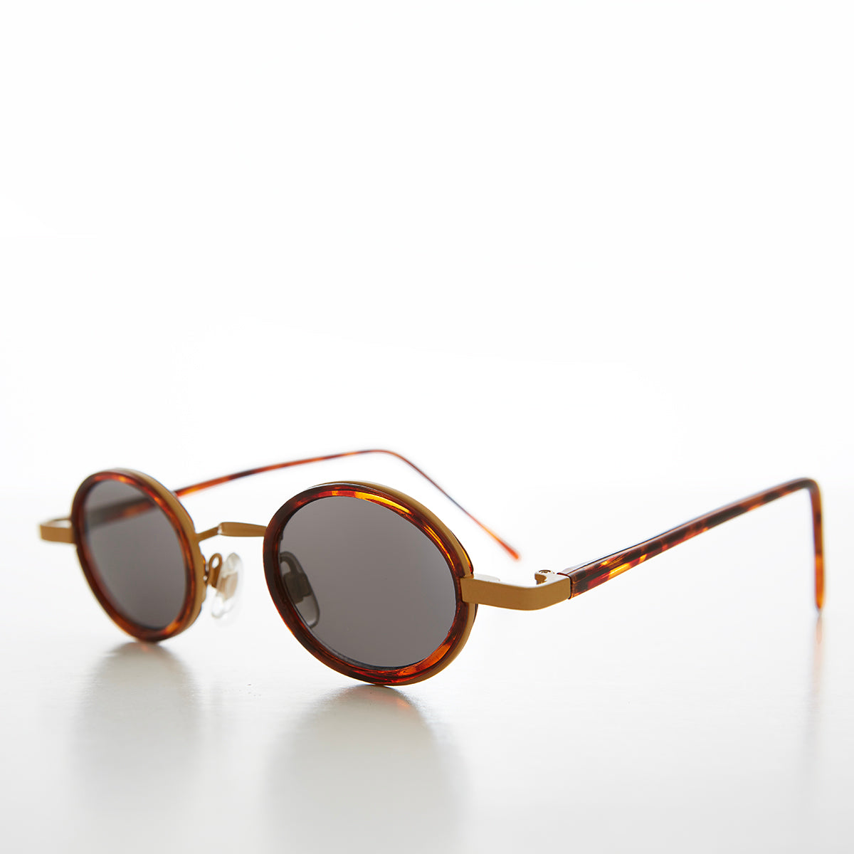 Tiny Oval Indie Futuristic Sunglasses - Weldon