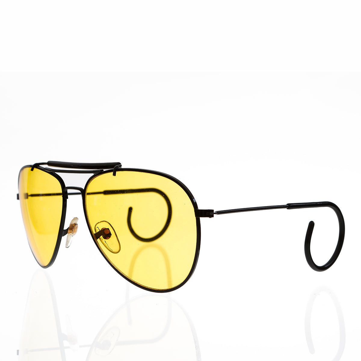 Yellow Lens Aviator with Cable Temples - Digby