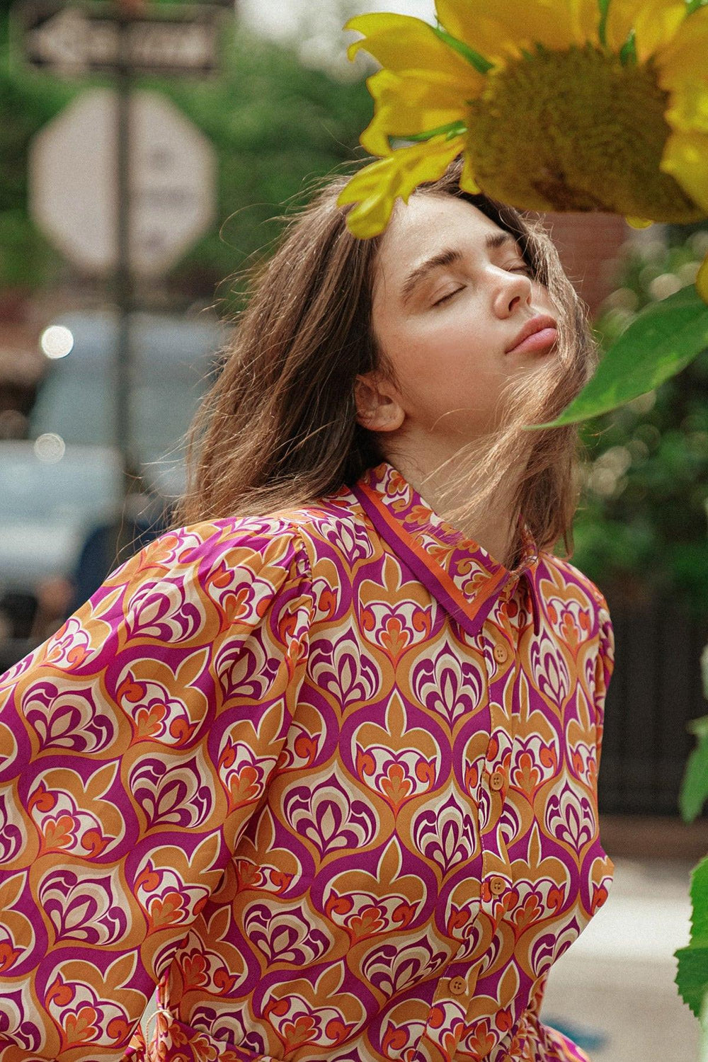 LIFETIME CELEBRATIONS WOVEN SHIRT DRESS.