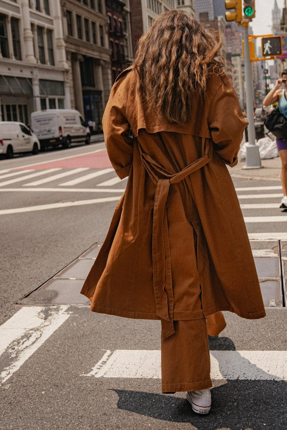 KEEPER OF MY HEART TWILL TRENCH COAT.