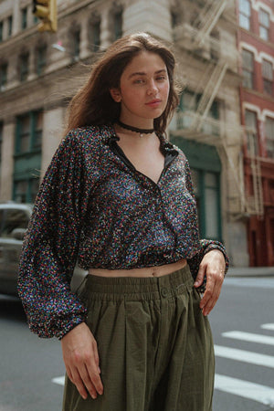 FREEDOM CALLS SEQUIN TOP.
