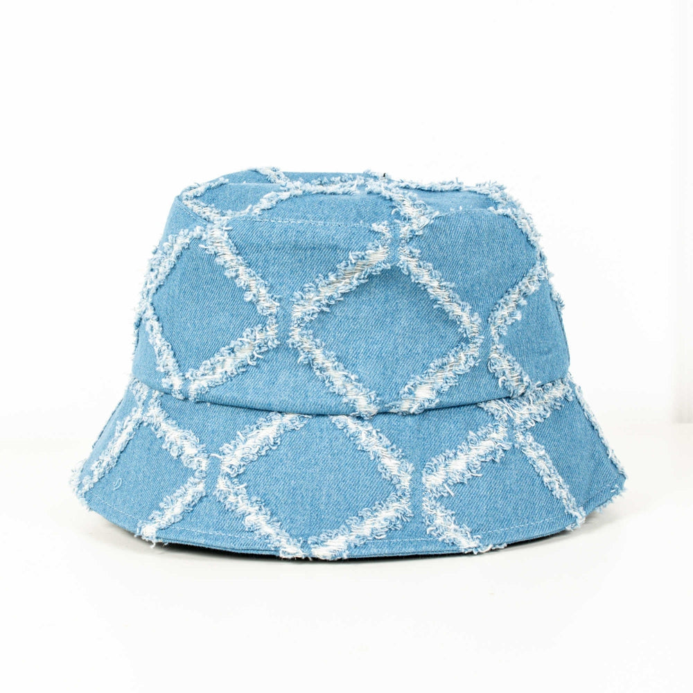 Diamond Print Bucket Hat