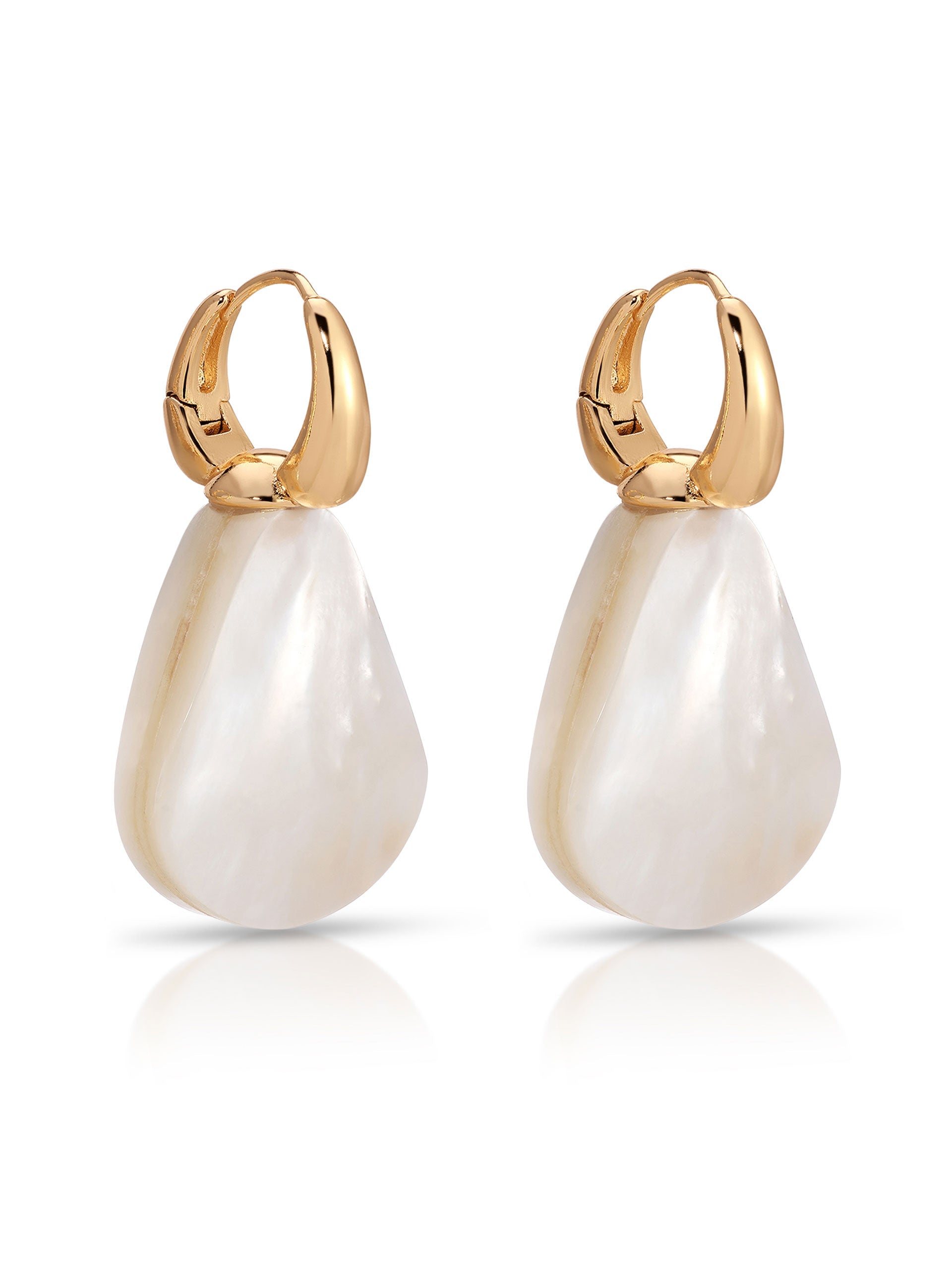Sun-Kissed Pearl Earrings.