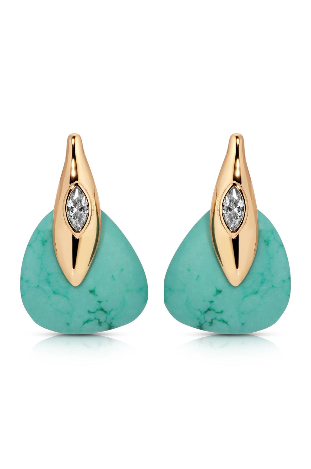 Turquoise Solstice Earrings - Flying Tomato - Earrings - Ettika