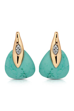 Turquoise Solstice Earrings - Flying Tomato - Earrings - Ettika
