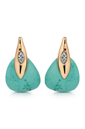 Turquoise Solstice Earrings - Flying Tomato - Earrings - Ettika