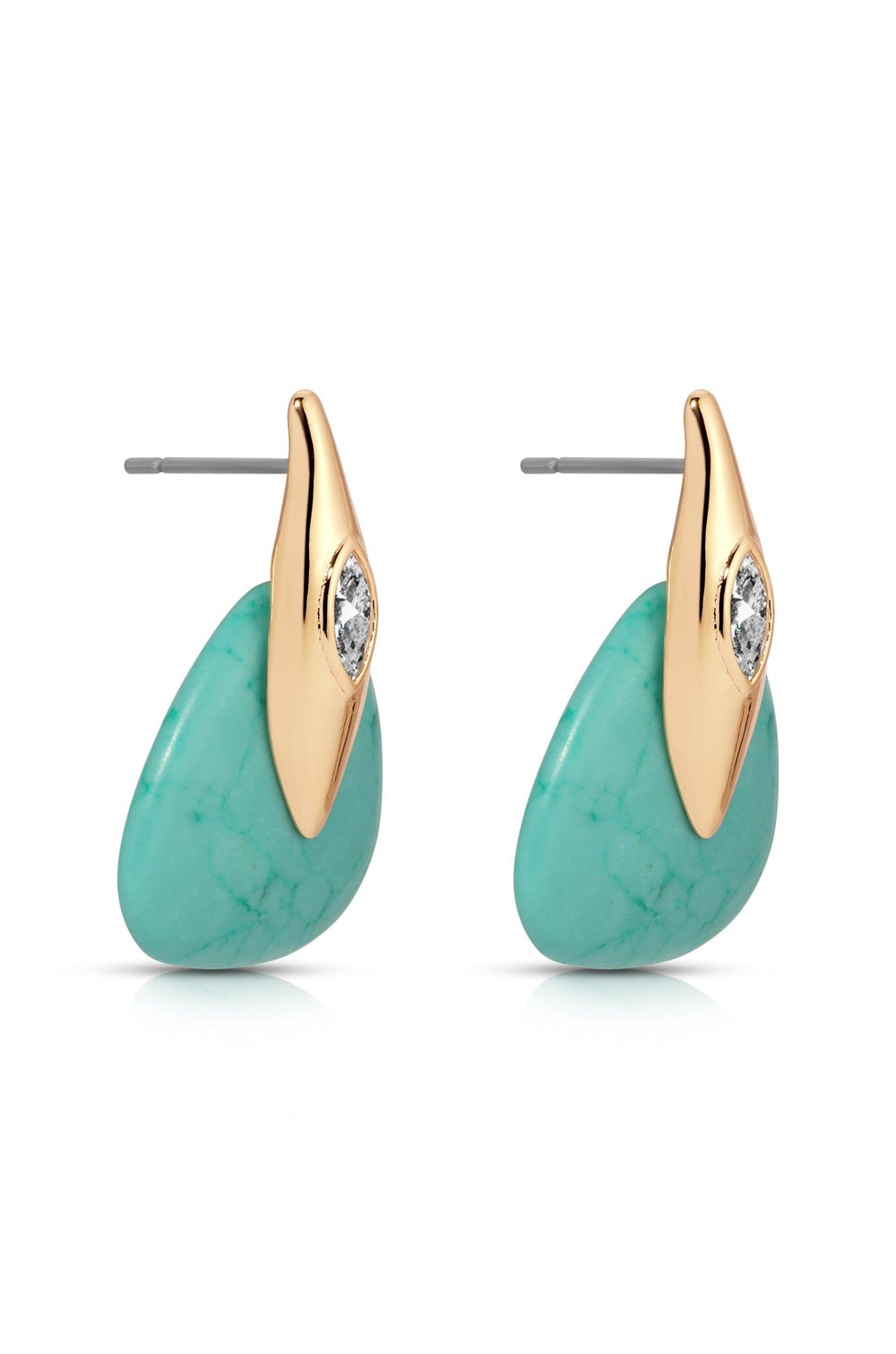Turquoise Solstice Earrings - Flying Tomato - Earrings - Ettika