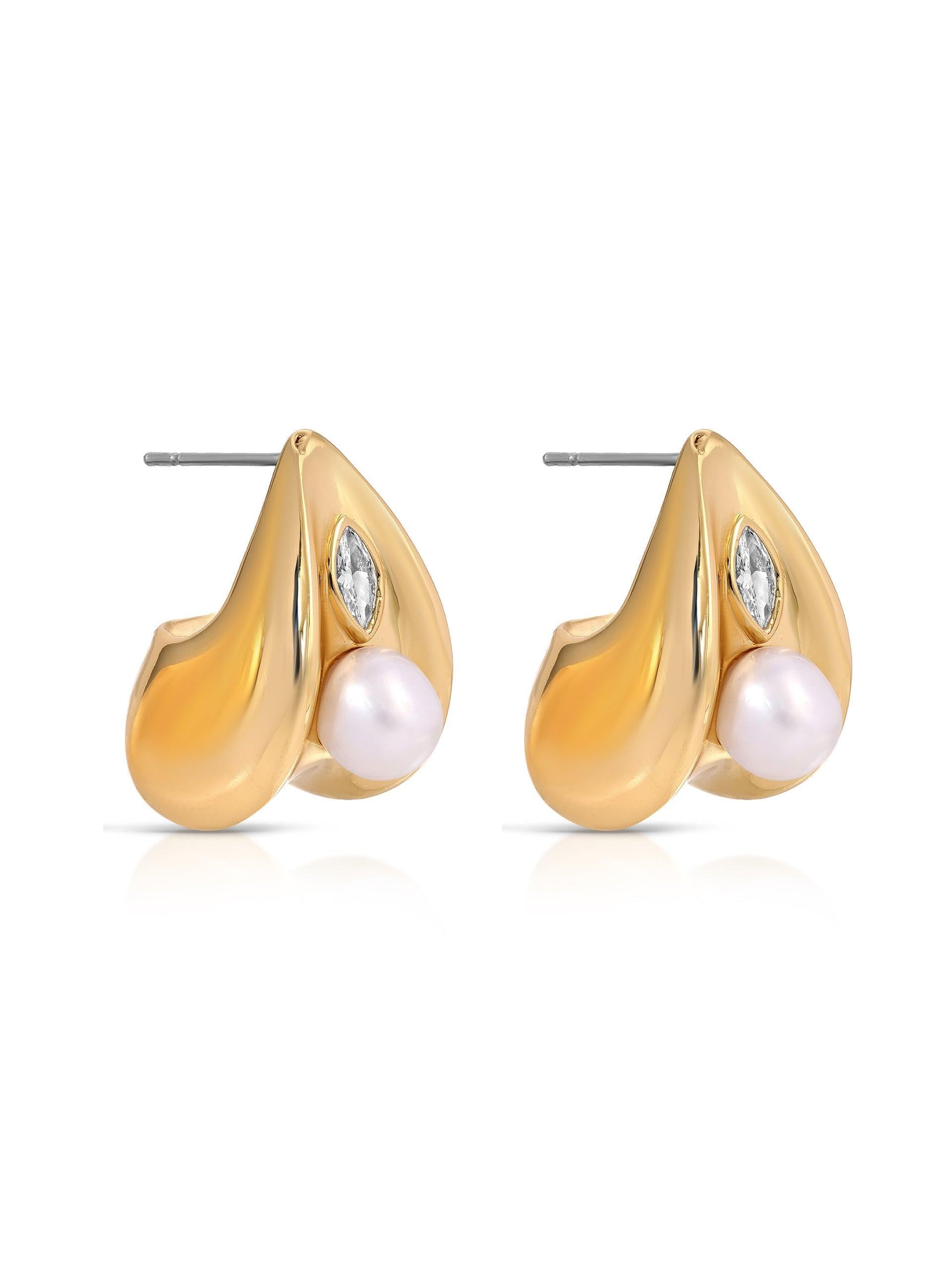 Soft Curve Earrings - Flying Tomato - Earrings - Ettika