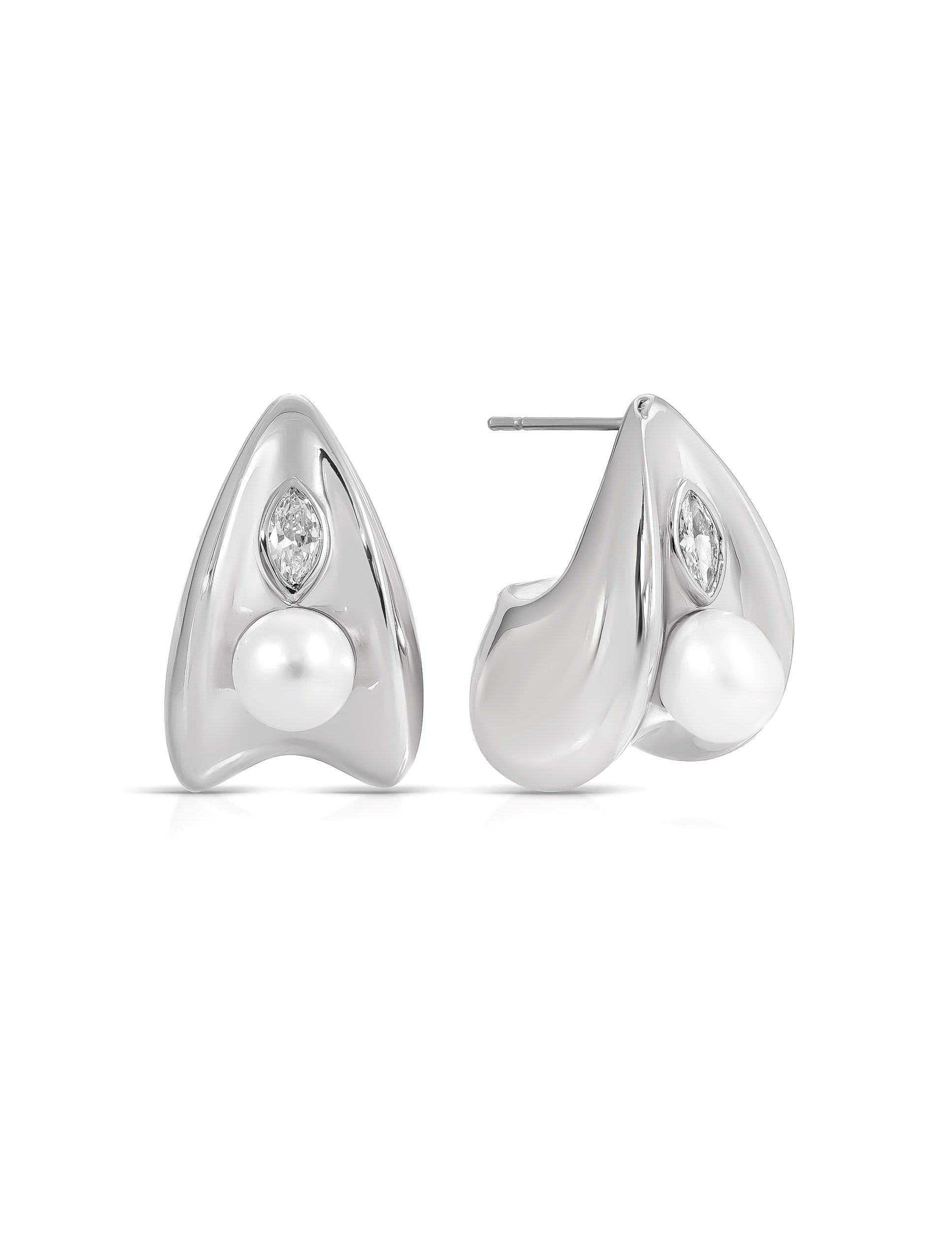 Soft Curve Earrings - Flying Tomato - Earrings - Ettika