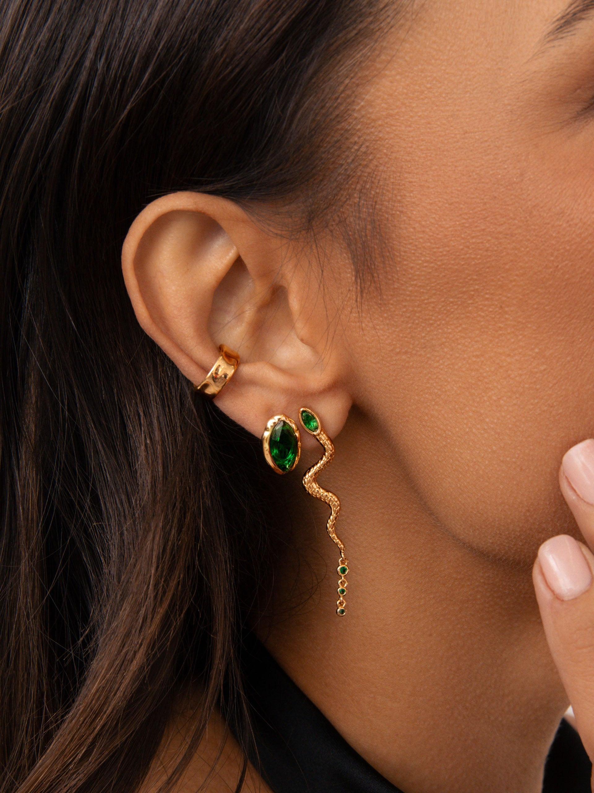 Serpentina Earrings - Flying Tomato - Earrings - Ettika