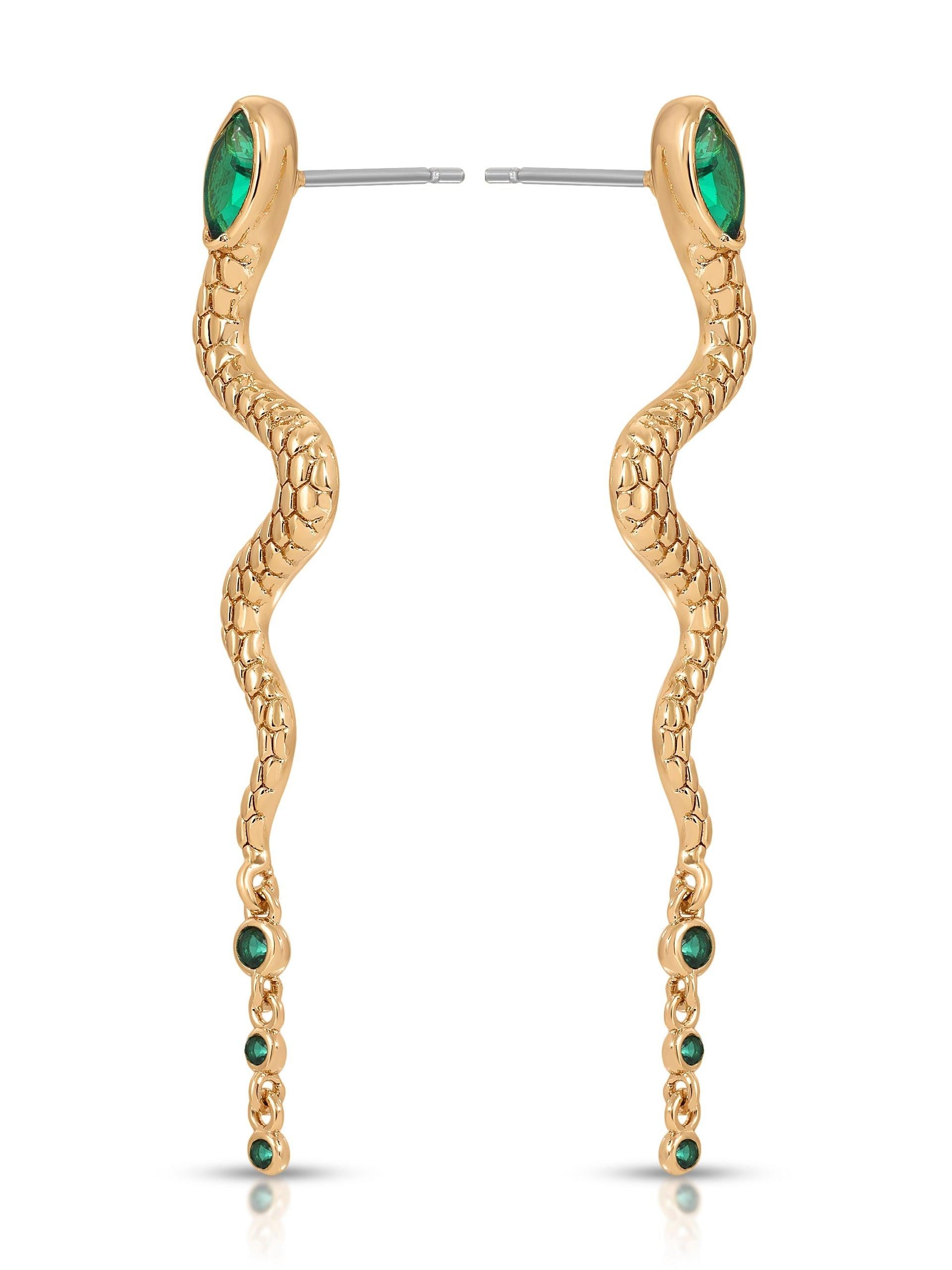 Serpentina Earrings - Flying Tomato - Earrings - Ettika