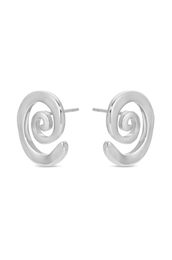 Aura Swirl Studs - Flying Tomato - Earrings - Ettika