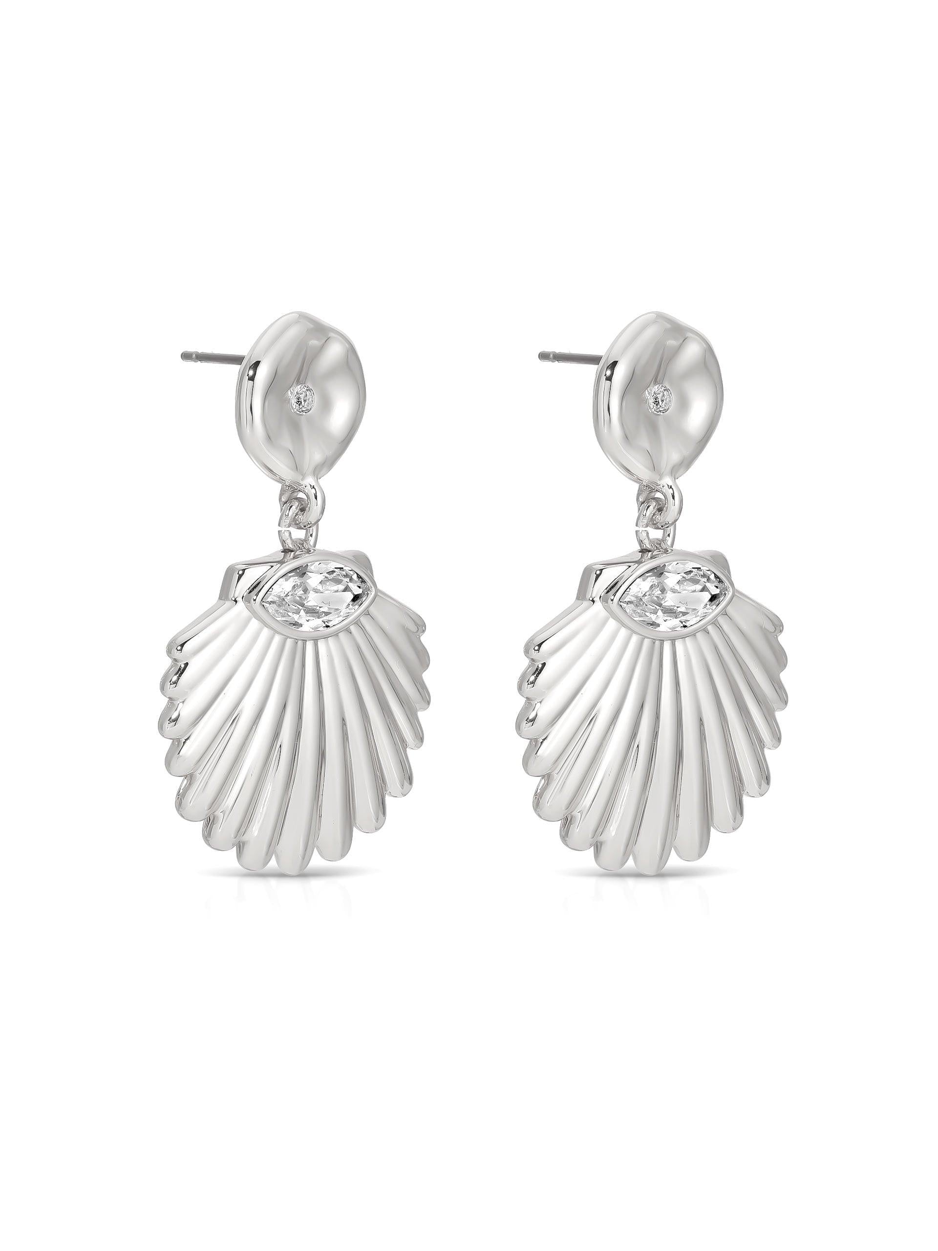 Santorini Shell Drop Earrings.