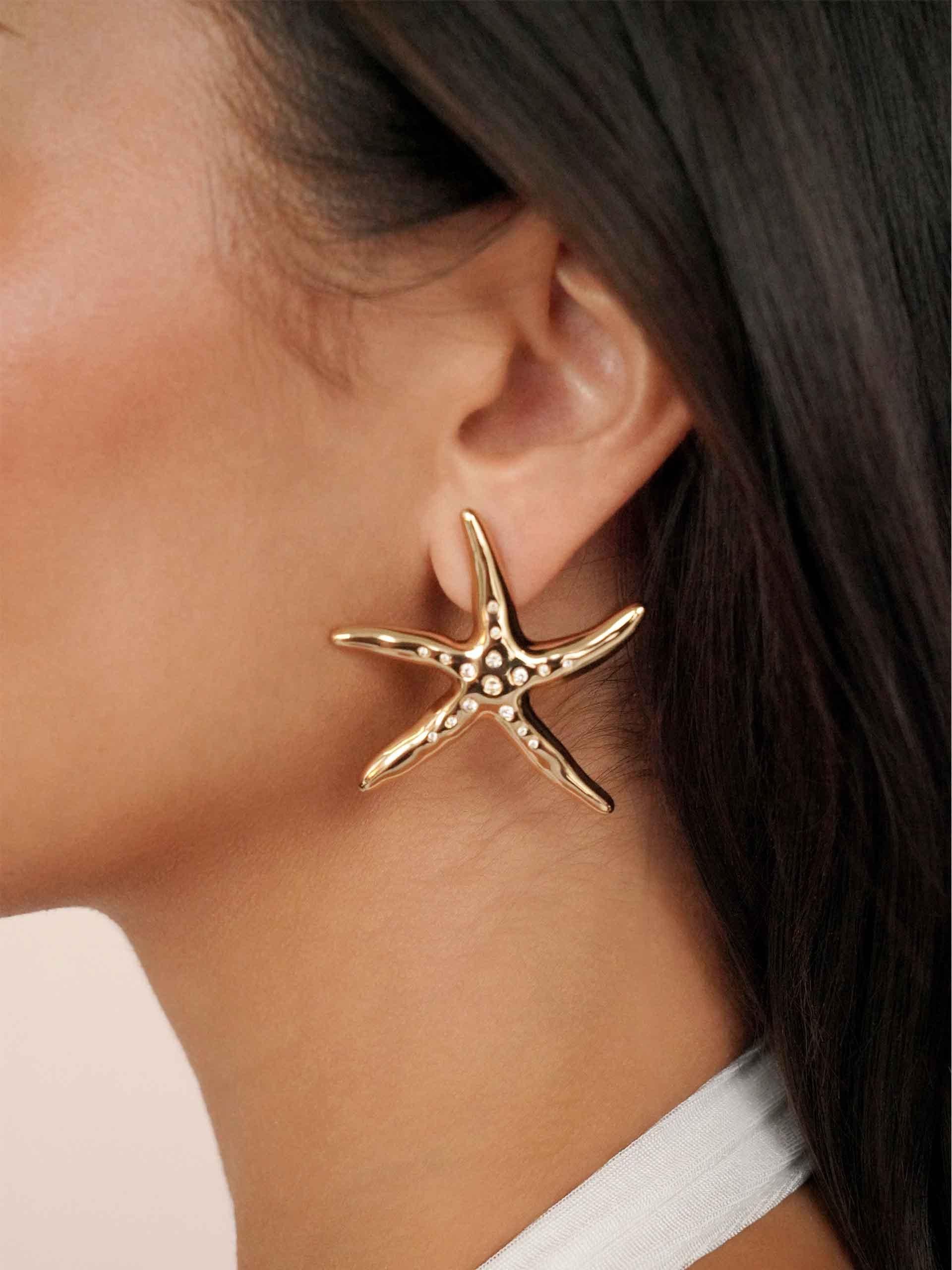 Starfish Luxe Earrings - Flying Tomato - Earrings - Ettika