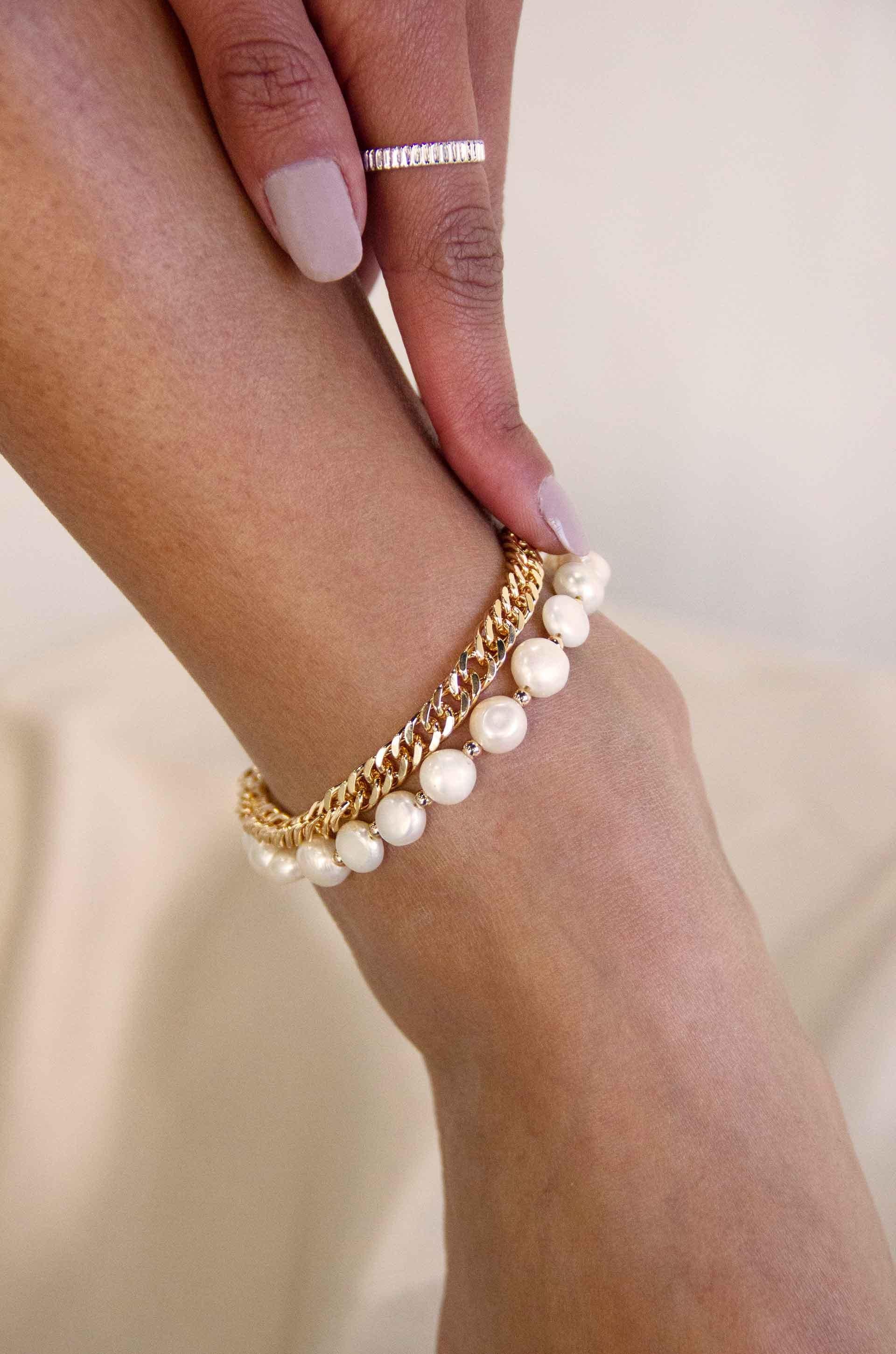 Pearl Party Anklet.