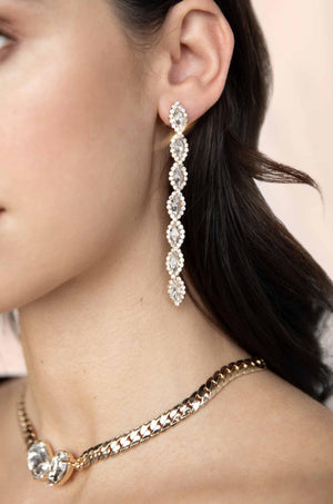 Crystal Occasion Dangle Earrings - Flying Tomato - Earrings - Ettika