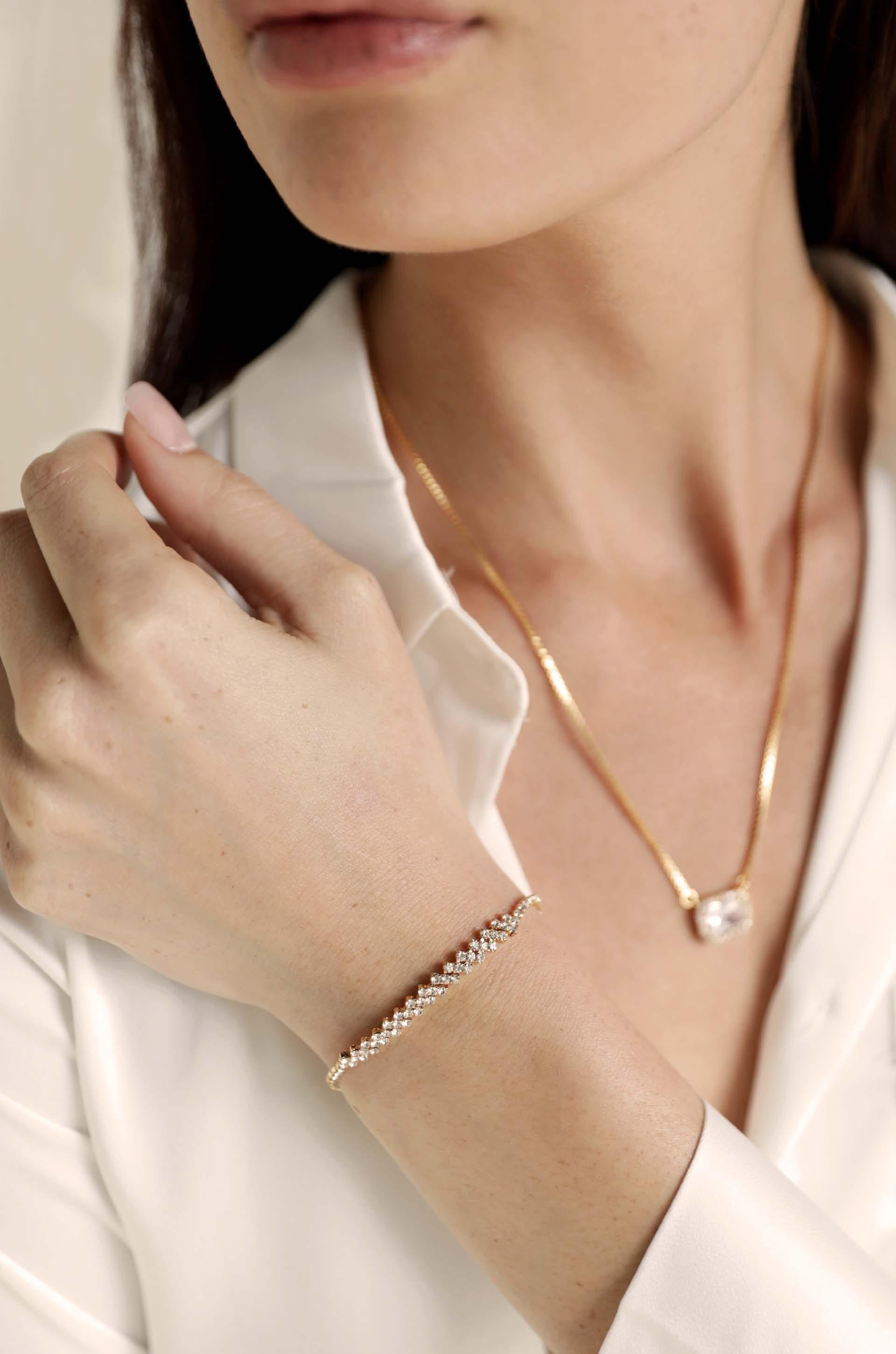 Delicate Shine Adjustable Bracelet - Flying Tomato - Bracelets - Ettika