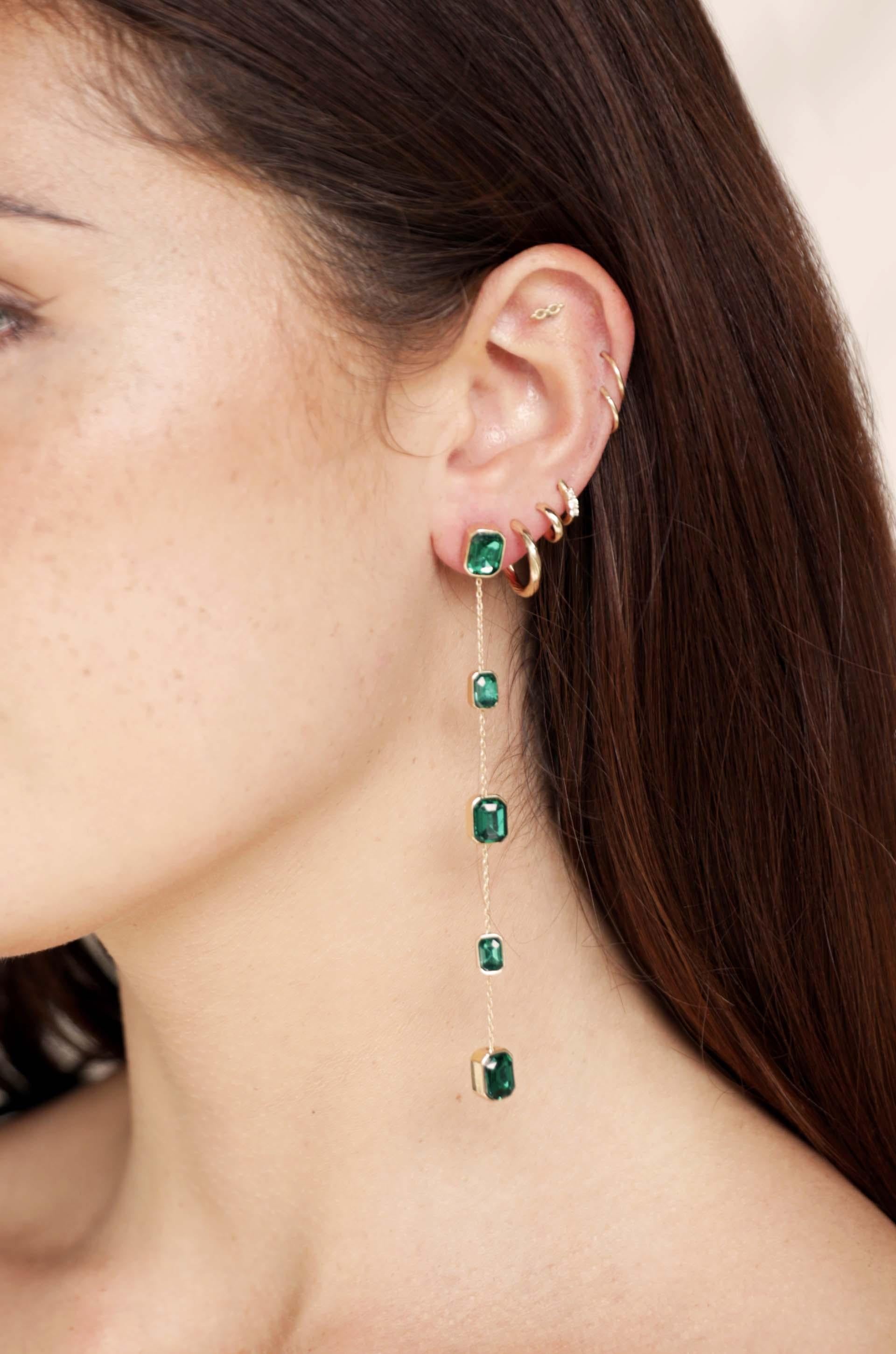 Iconic Crystal Dangle Earrings.