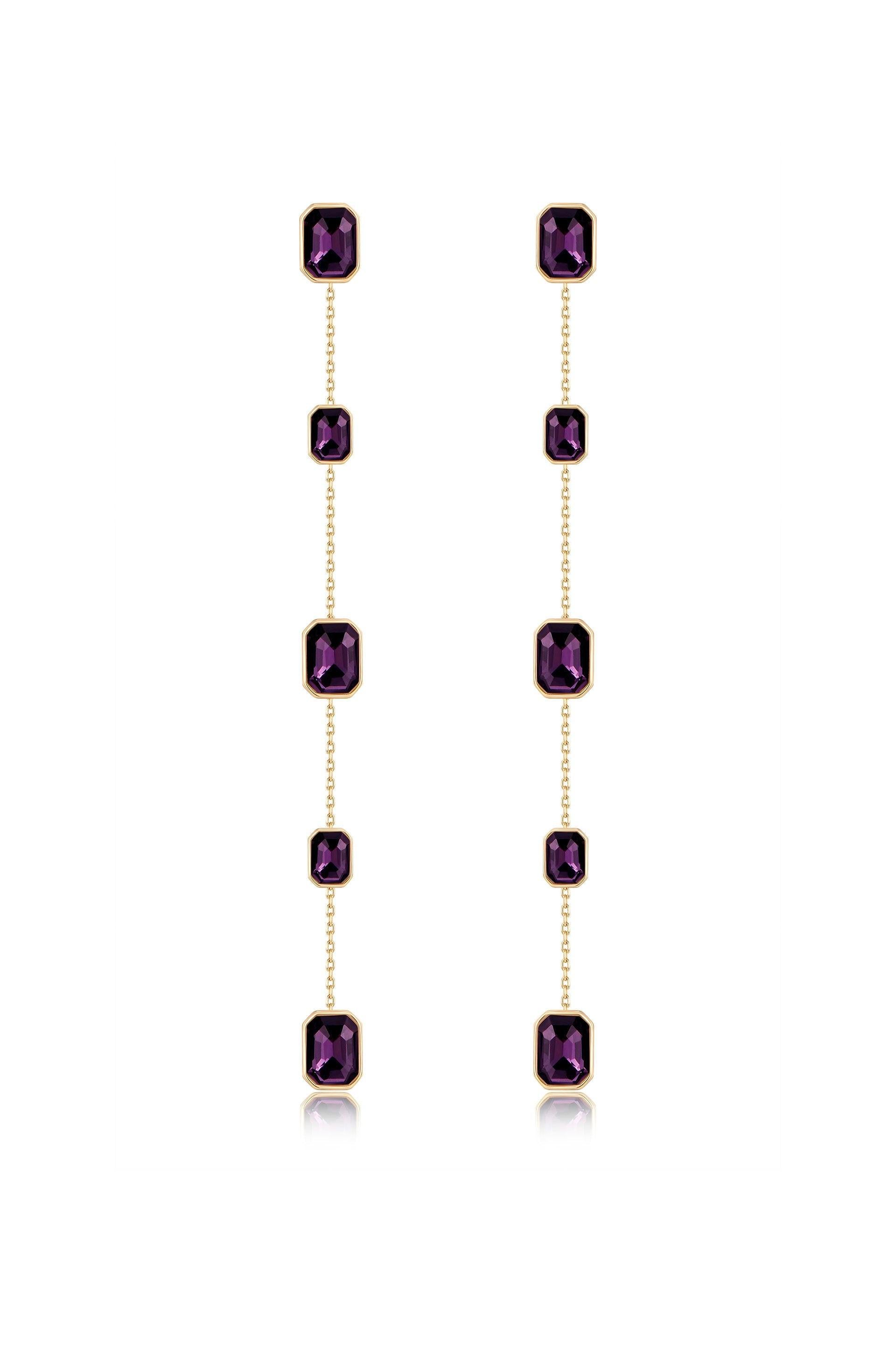 Iconic Crystal Dangle Earrings.