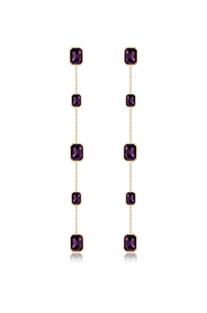 Iconic Crystal Dangle Earrings.
