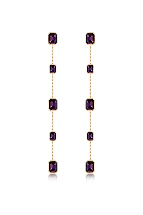 Iconic Crystal Dangle Earrings.
