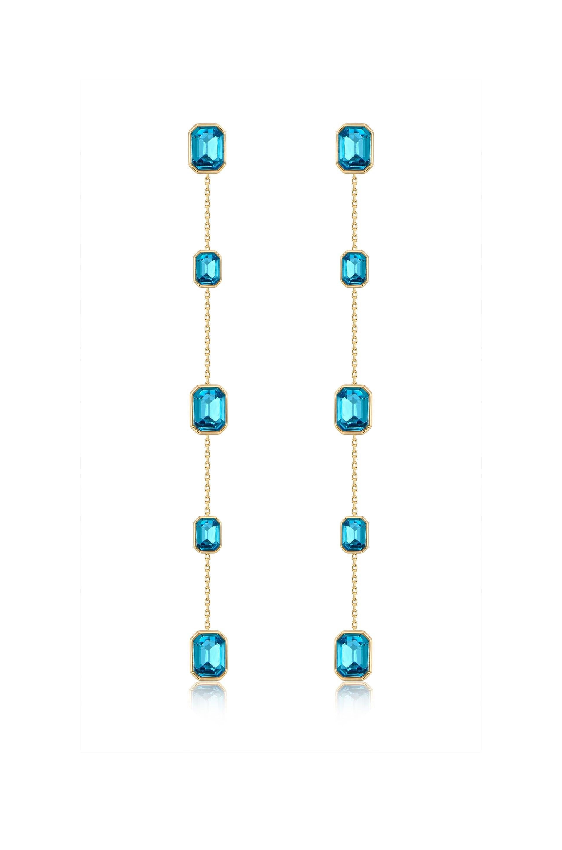 Iconic Crystal Dangle Earrings.
