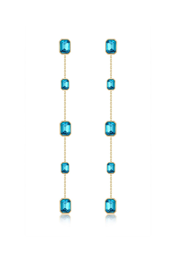Iconic Crystal Dangle Earrings.