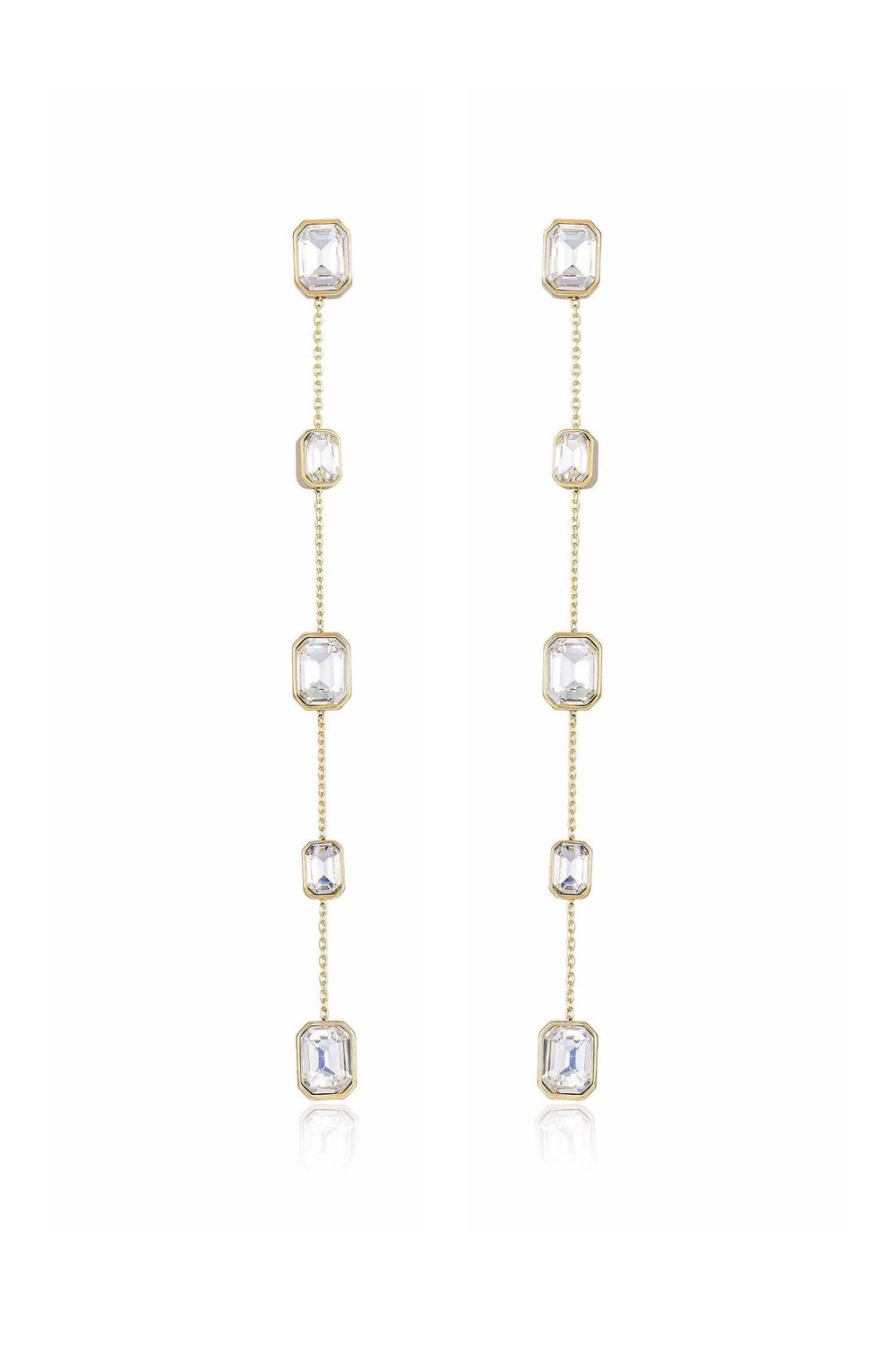 Iconic Crystal Dangle Earrings.