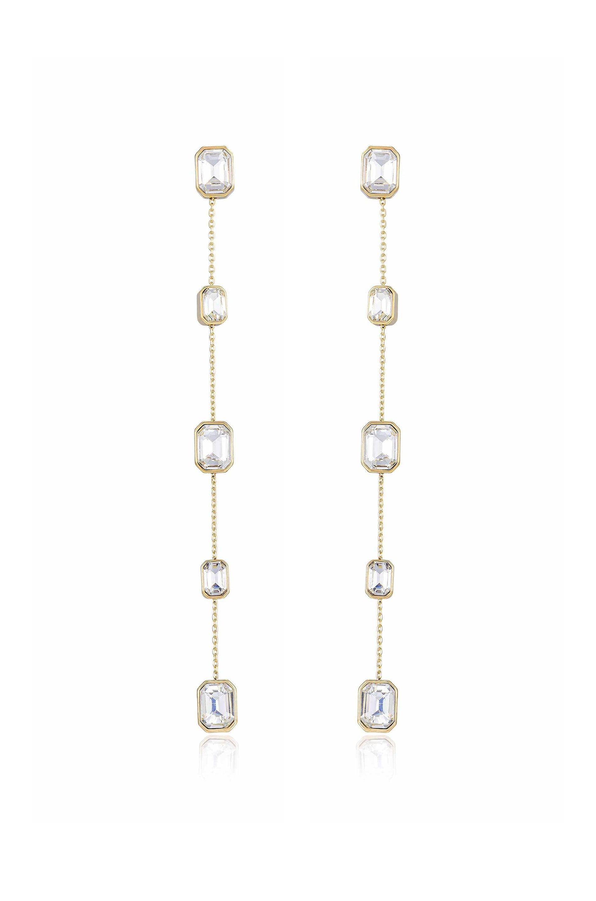 Iconic Crystal Dangle Earrings.